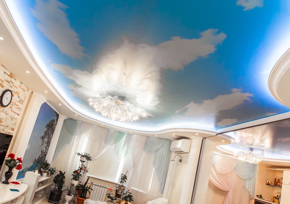 Заказать потолок с фотопечатью в г. Жигулёвск